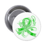 Lucha de la salud mental como un Flourish del chic Pins
