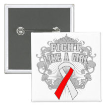 Lucha de los MDS como un chica Fleurish Pins