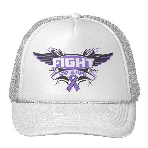 Lucha del linfoma de Hodgkins como un chica Wings. Gorros Bordados