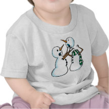 lucha del muñeco de nieve camiseta