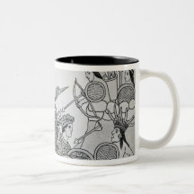 Lucha entre el español y los Aztecas Taza De Café