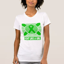 Lucha hepática del cáncer como una bandera del chi camisetas