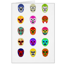 Lucha mexicana de la máscara de Lucha Libre Tarjeton