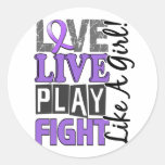 Lucha viva del juego del amor como Lymphom de un H Etiqueta