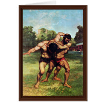 Luchador de Courbet Gustavo Tarjetas
