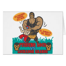 Luchador Noche Felicitación