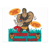Luchador Noche Tarjetas Postales