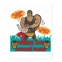Luchador Noche Tarjetas Postales