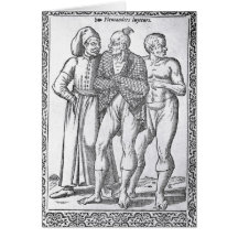 Luchadores turcos tarjeton