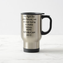 Luchamos para su futuro, nosotros no estamos inten taza de café