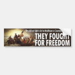 ¡Lucharon para la LIBERTAD! Etiqueta De Parachoque