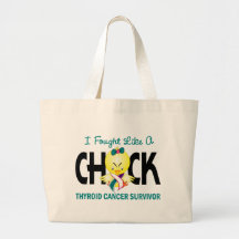 Luché como un superviviente del cáncer de tiroides bolsa de mano