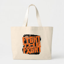 Luche el lema del cáncer de piel de la lucha bolsa de mano