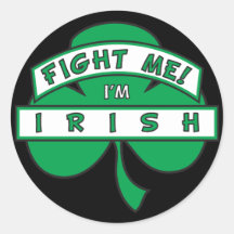 Lúcheme que soy pegatinas irlandeses