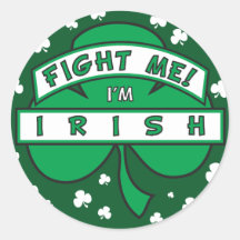 Lúcheme que soy pegatinas irlandeses