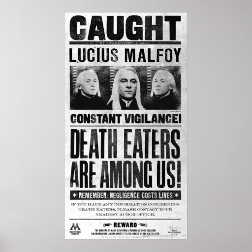 Lucius Malfoy quiso el poster