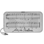 Ludwig van Beethoven, firma Mini Altavoz