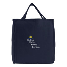 Luffers Sunset_Sailors hace un mejor v.2 Bolsa De Mano Bordada