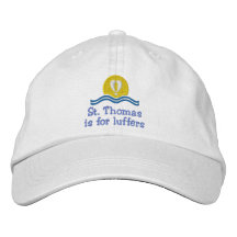 Luffers Sunset_St. Thomas Gorra De Beisbol Bordada