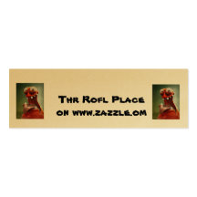 Lugar del Thr Rofl en www.zazzle.om Tarjetas De Visita