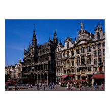 Lugar magnífico, Bruselas, Bélgica Tarjeta