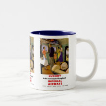 Lujo en los nuevos barcos de vuelo del imperio taza de café