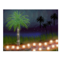 luminaria del desierto tarjeta postal