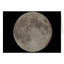 Luna azul de la luna felicitacion 