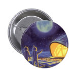 Luna azul del planeta de los extranjeros de la cie pin