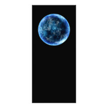 luna azul plantilla de lona