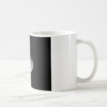 luna colgante taza