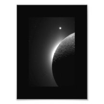 Luna, corona solar y espacio de Venus Fotografía
