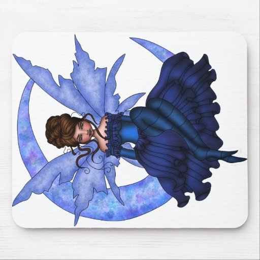 Luna de hadas Mousepad Tapete De Raton