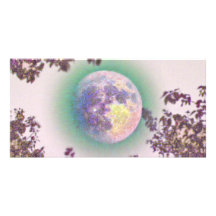 Luna de la lavanda tarjeta personal