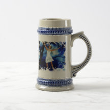 Luna de los Faeries del Sugarplum Tazas De Café