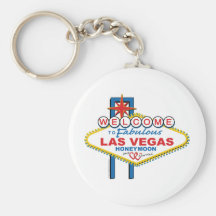 Luna de miel de Las Vegas Llavero