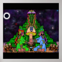 Luna de Myztic del maya Posters