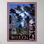 Luna de Tiki Impresiones