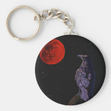 Luna del cuervo llaveros