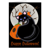 Luna del gato negro del gatito de Kiara Toon y tar