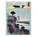 Luna del otoño en Ishiyama por Ando, Hiroshige Uki Tarjeta Postal