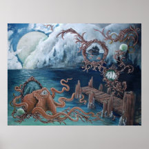 Luna del pulpo posters