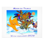 Luna del tauro invitacion personalizada