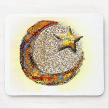 Luna-Estrella - Islam Alfombrilla De Ratón