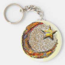 Luna-Estrella - Islam Llavero Personalizado