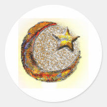 Luna-Estrella - Islam Pegatinas