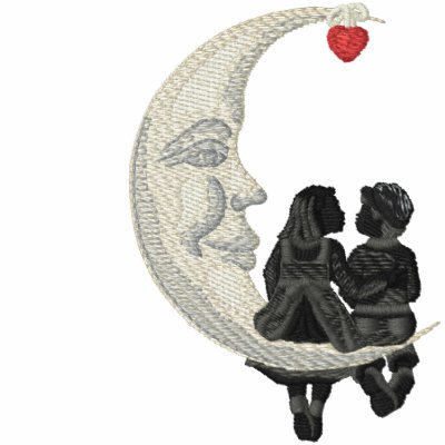 Luna joven del amor sudadera con capucha Luna joven del amor sudadera con capucha