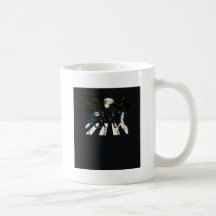 Luna Llena en el camino de la abadía Taza De Café