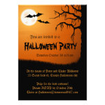 Luna Llena, palos y naranja espeluznante Halloween Anuncios Personalizados