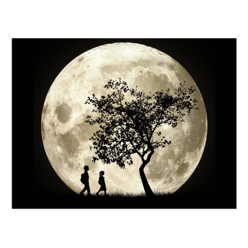 Luna Llena Postal